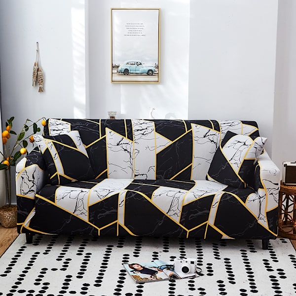Stretch Sofa Cover Trykte Sofaovertrekk Lenestoltrekk for