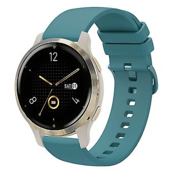 Silikonarmband för Garmin Venu 2S (Grön Tall)