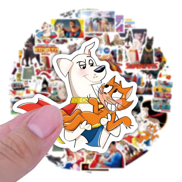 50 animerte klistremerker (stil 76)