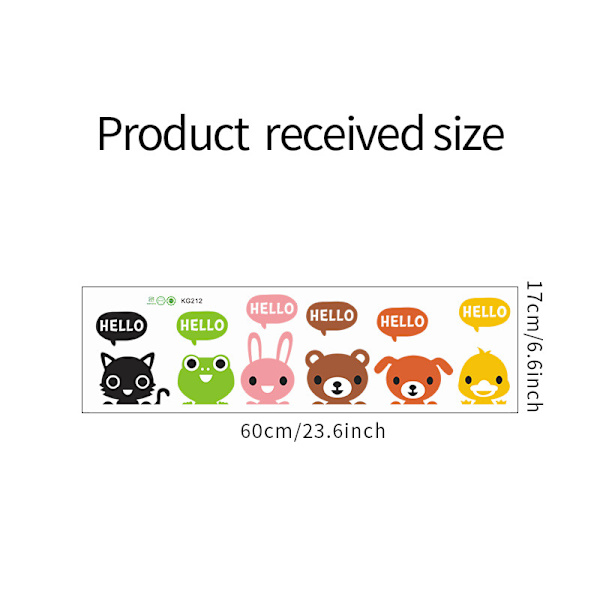 StickerDesign Set med 6 dekaler för strömbrytare/platta/pr