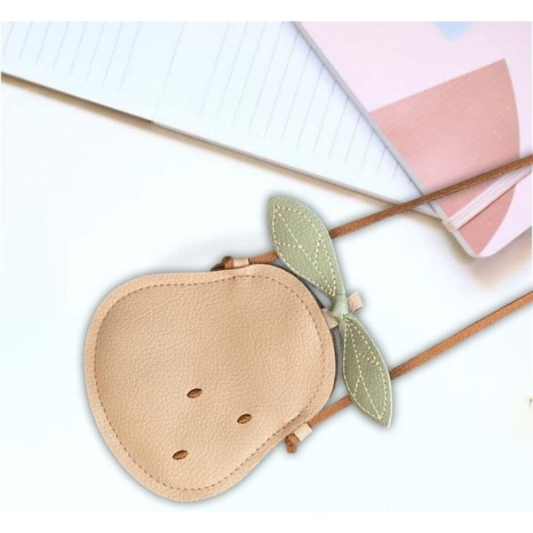 Sarjakuva lasten minilaukut taaperoille tytöille Pear Crossbody laukku Kawaii baby olkalaukku