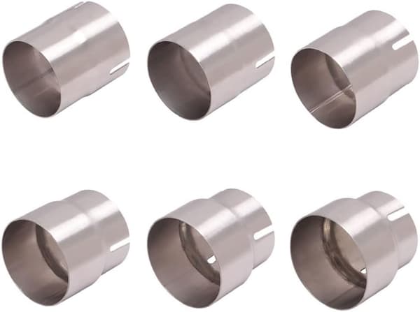 Eksosrør-adapter, 51mm til 54mm motorsykkel eksosreduksjon