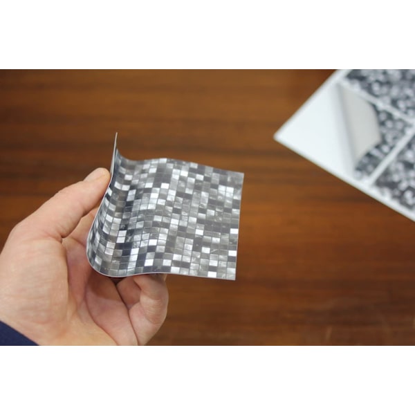 48x Autocollant en tuile pour Salle de Bain et Cuisine 10 x 10c
