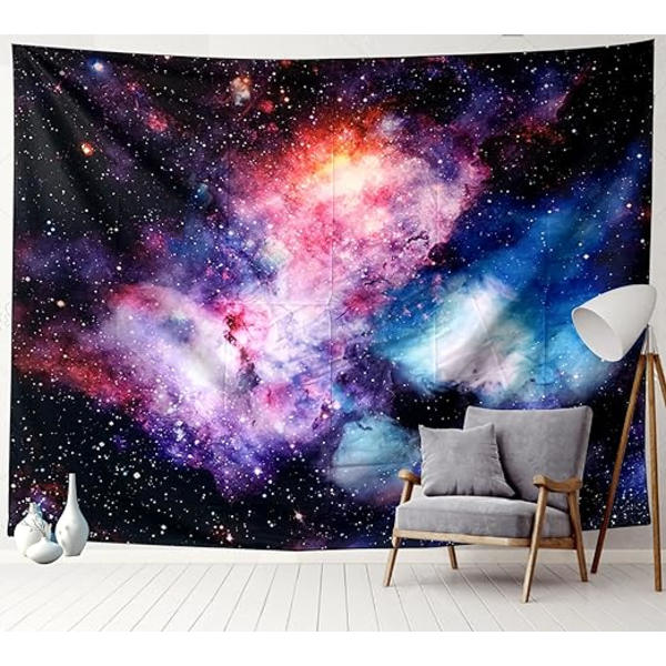 1kpl Galaxy, 200CM*150CM Mandala-seinävaate, Galaxy-seinävaate, Astron