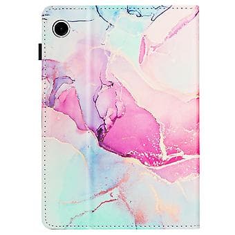 Lærtablettveske for Samsung Galaxy Tab A8 X200 / X207 (Rosa)