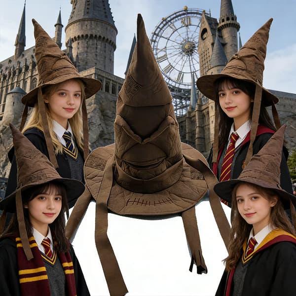 Harry Potter Halloween Hat, Wizard Hat Kostume Tilbehør