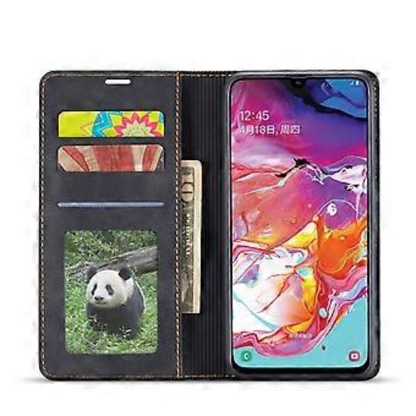 FORWENW Fantasy Series Auto-absorberende Silkeblød Læder Cover til Samsung Galaxy A31 (Style A)