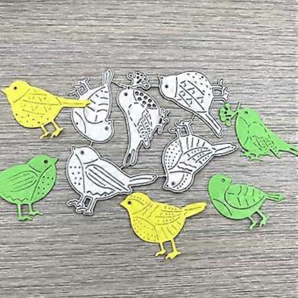 Lintujen Metalliset Leikkausmuotit Stencil DIY Scrapbooking Album Paper Card Template Muotti Prässäys Käsityö