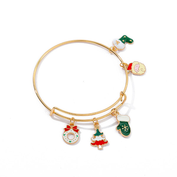 Julcharm Armband för Kvinnor Utbyggbart Bangel Armband Annons