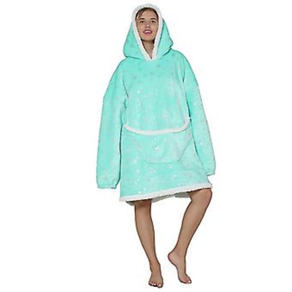 Hættetrøje Oversized Tæppe Sherpa Fleece Ultra Giant Comfy Hooded Sweatshirt Voksen( )