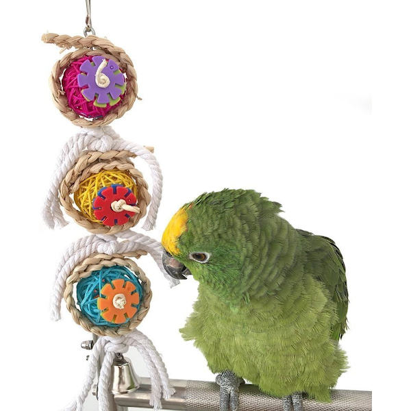 Burleksak för undulater, papegojor, nymfkakaduor, conures, kärleksfåglar eller