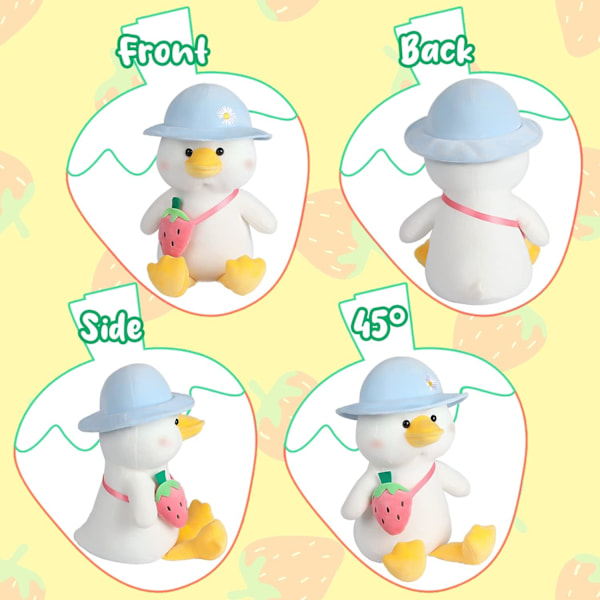 Ankka Pehmolelu, Täytetty Eläin 45cm Heitto Plushie Nuken, Pehmeä Fluf*