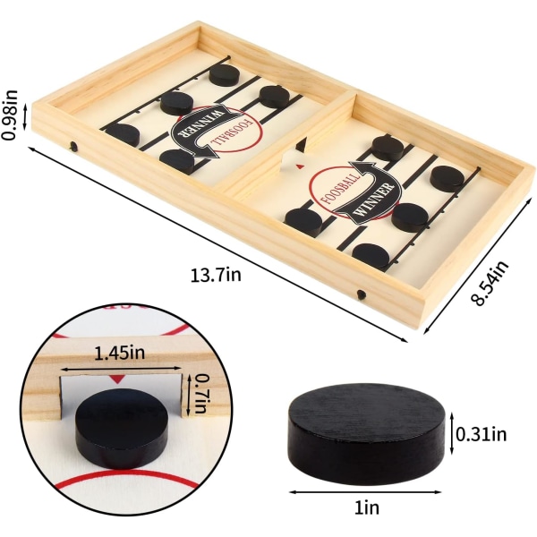 Snabbt hockeyspel, hockeyspel, vinnande brädspel, förälder-barn I