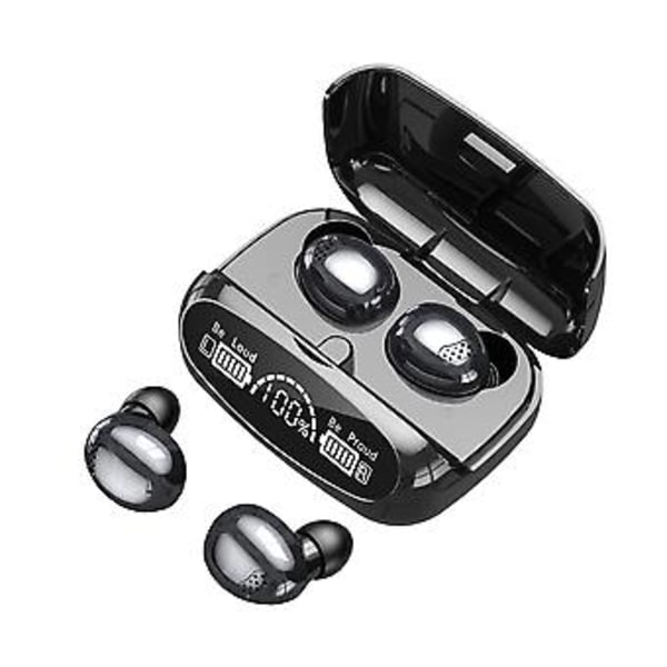 Trådlösa Hörlurar Vattentäta Hörlurar för Bluetooth Headset (Svart)