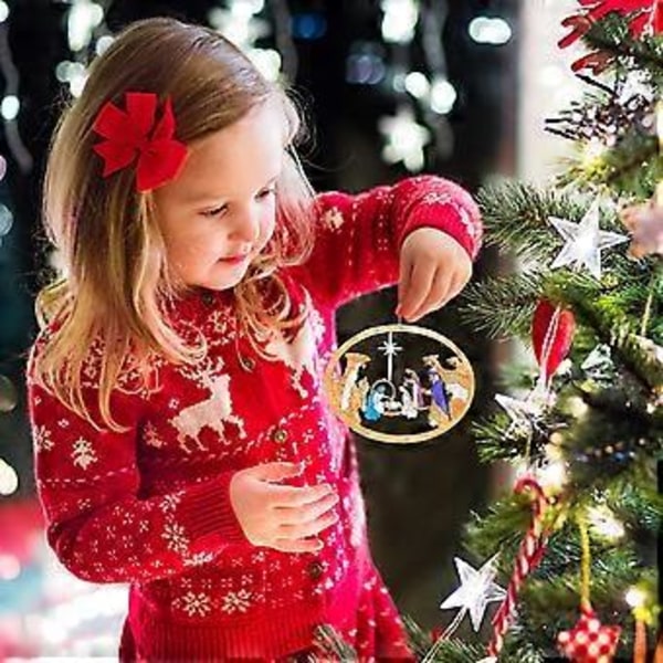 Pejs Lanterne Multifunktionel Julepejs Lampe LED Træstammer Ildeffekt Pejs Bordlampe til Indendørs eller Udendørs Brug