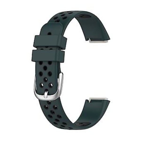 Silicone Rem til Fitbit Luxe (Olivengrøn Sort)