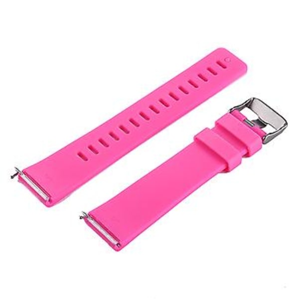 Silikonklokkearmbånd for Fitbit Versa / Versa 2 (Magenta)