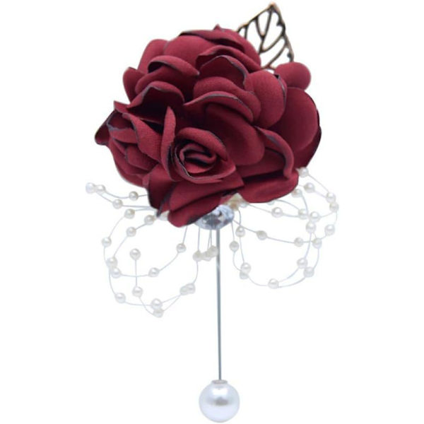2 stk bryllupsdekorasjon jente brudepike knapphullsblomst ballblomster bryllupsdekorasjon