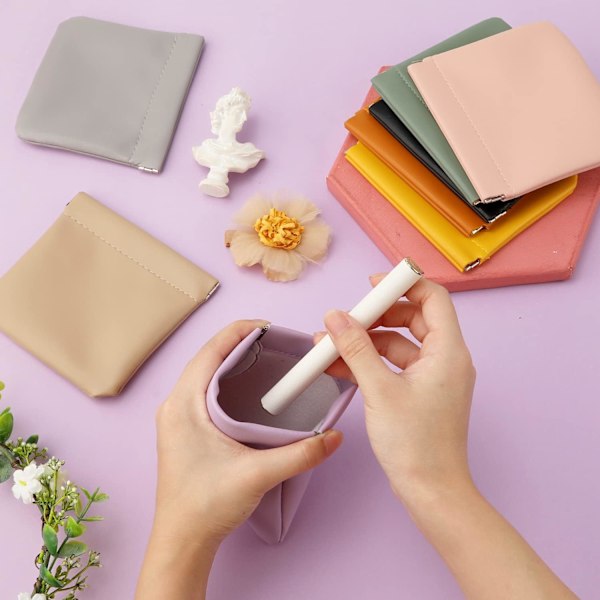 Blå drøm 8 stk. Mini Pochette Maquillage, Vandtæt Toppen Pr