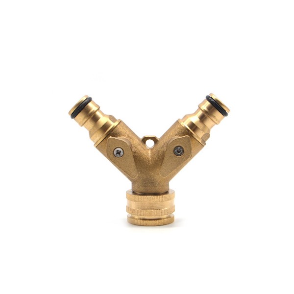 Toolbank messinkinen sprinklerin kaksoishanaliitin