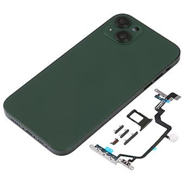 Bakpanel med utseende som efterliknar iP14 för iPhone XR (Grön)