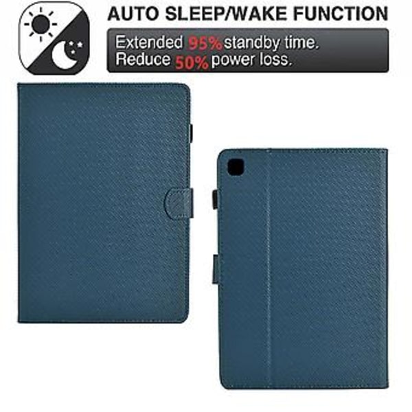 Smart PU-fodral för iPad Air / Air 2 / 9.7 2017 / 2018 (Kungblå)