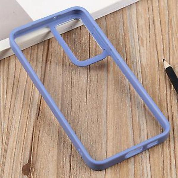 Klar akrylmyk TPU-etui for Samsung Galaxy S23 5G (Lilla)