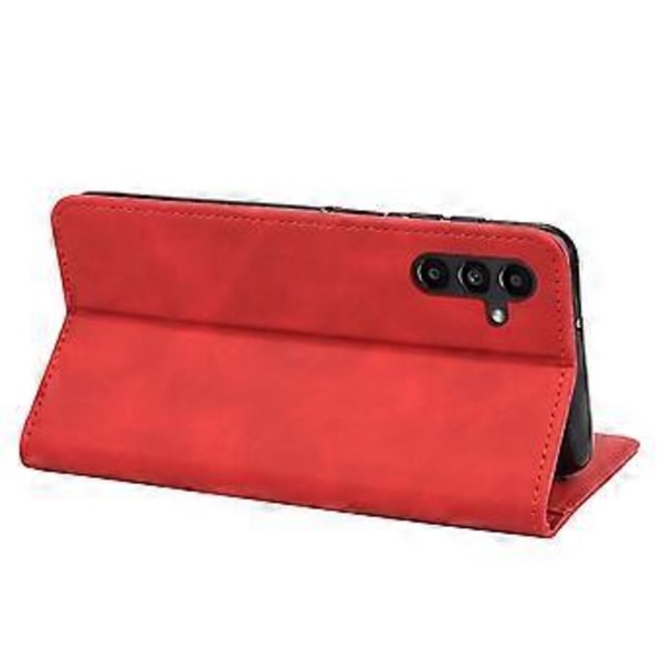 Mobilfodral för Samsung Galaxy A55 5G i PU-läder, stötsäkert, plånboksdesign (Stil C)