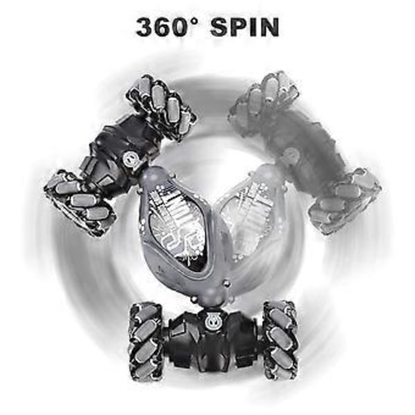 100% NY, Fjernstyrt Bil For Gutter Voksne, Håndstyrt Rc Bil, Alle Terreng Monster Trucks For Gutter Gest Rc Stuntbil 360 Flips (rød)