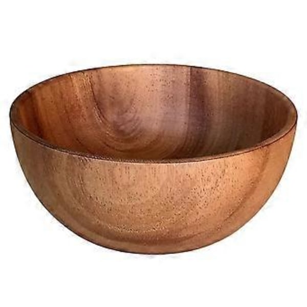 1 stk. 11X6CM Praktisk Træbestik Husholdningsbassin Frugtskål Salatskål