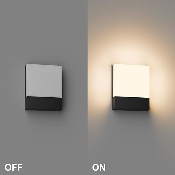 15W LED inomhus/utomhus vägglampa, vattentät IP65 modern aluminium