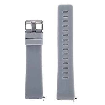Silikon Urrem til Fitbit Versa / Versa 2 (Grå)