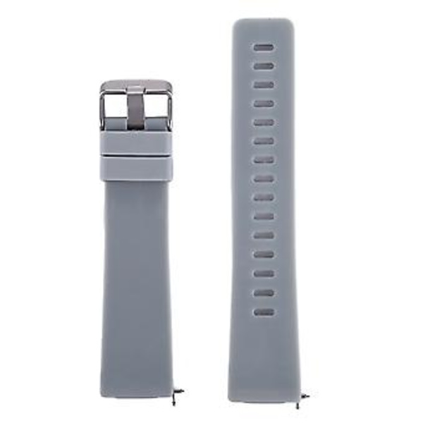 Silikoninen ranneke Fitbit Versa / Versa 2:lle (Harmaa)