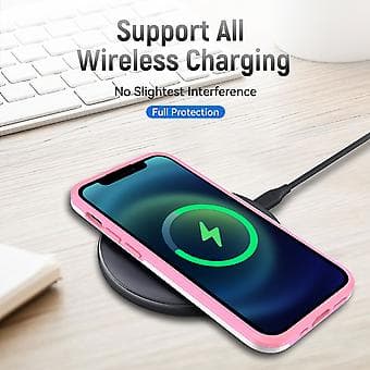PC + TPU Stødsikker Etui til iPhone 13 Pro (Hvid)
