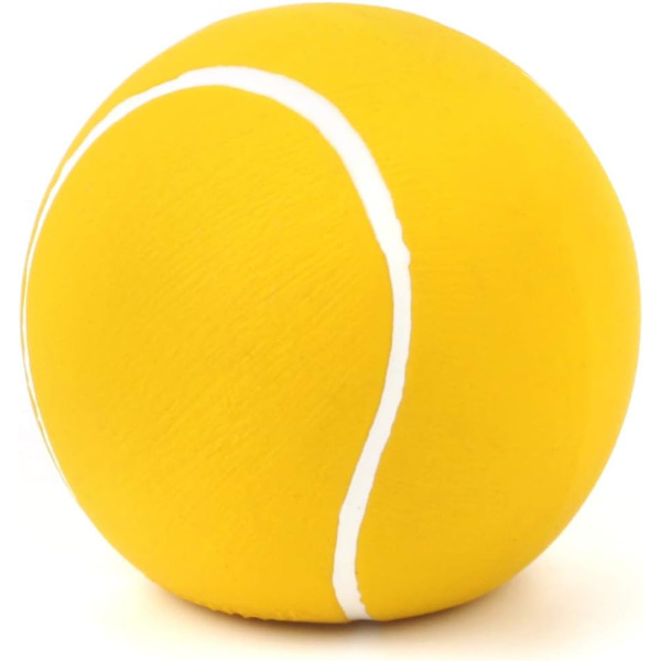 4-pack 2,4\" pipande latex valp hund leksak boll sport bollar set