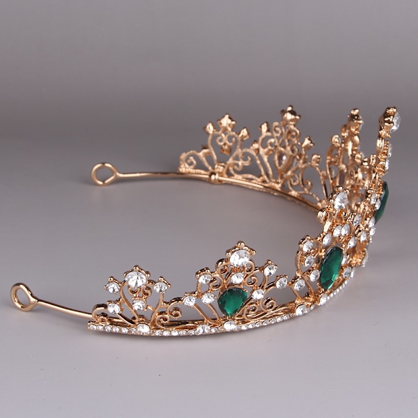 Cubic Zirconia Bryllupstiara til Brud & Blomsterpiger - Prinsesse