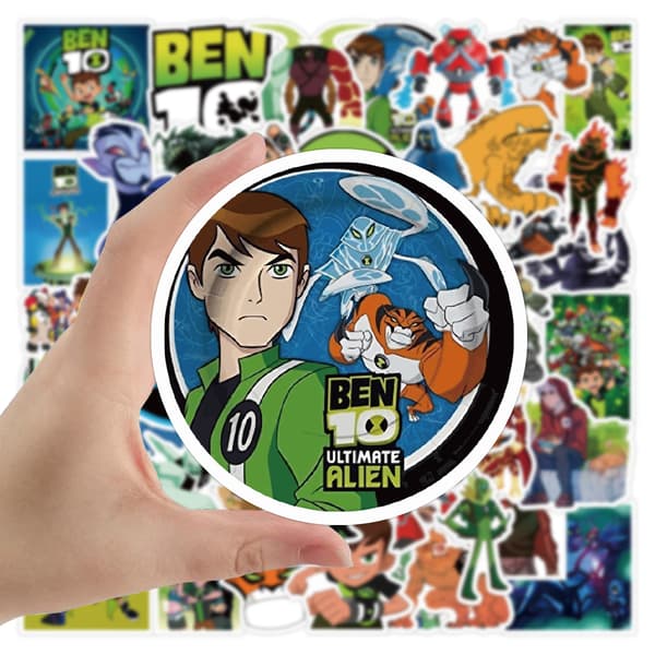 50 animerte klistremerker (stil 77)