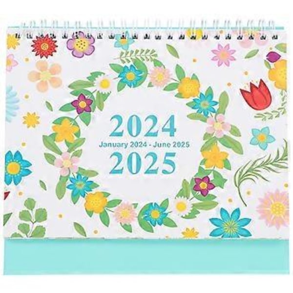 Pöytäkalenteri 2024 Pöytäkalenteri Koristeellinen seisova kalenteri Käännettävä kalenteri Sisustus Pöytäkalenteri