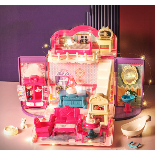 Princess Yang Villa Castle Toy Girls Fun Handheld Sound and Light