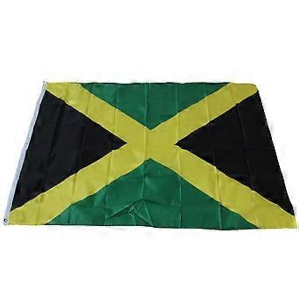 Polyester Jamaikan lippu Suuri Jamaikan kansallinen lippubanneri 90 x 150 cm