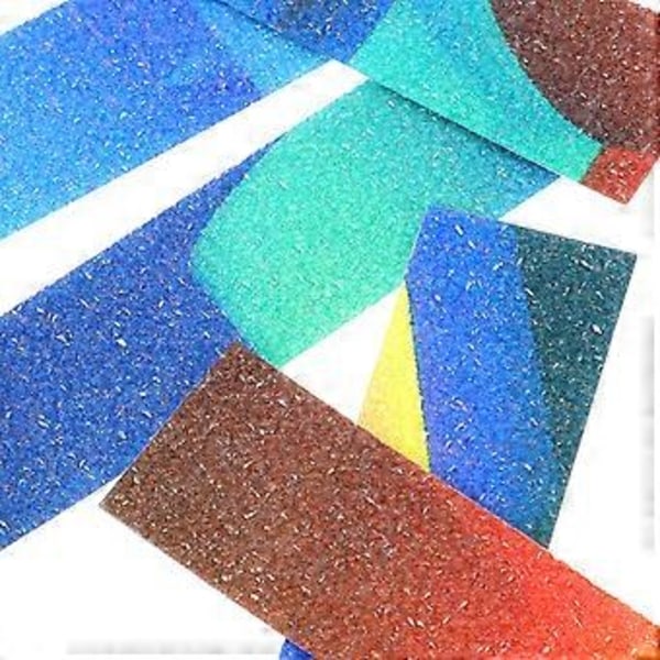 6 stk. Fidget Teksturerte Strips Sensoriske Klistremerker Grove Taktile Klistremerker Stressreduserende Selvklebende Strips
