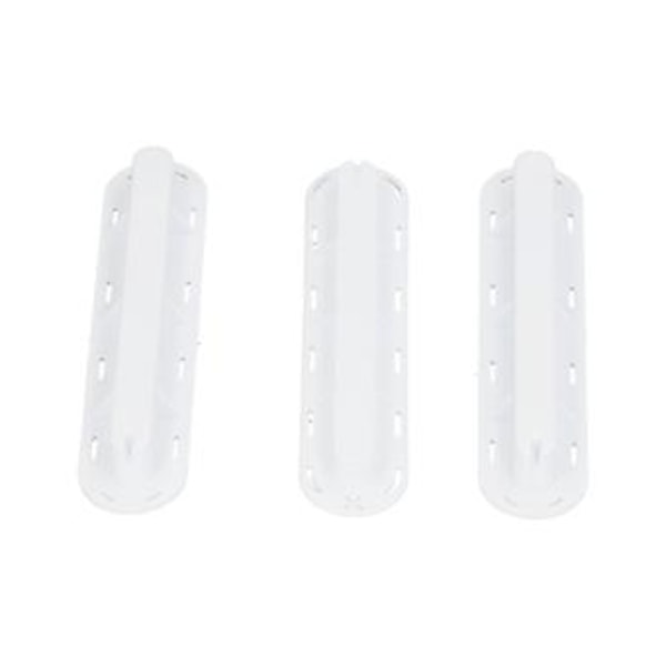 3 st/set Surfbräda Roder Spår Plast Fenbox Plug Fenplugg Bas med Skruvar Vit