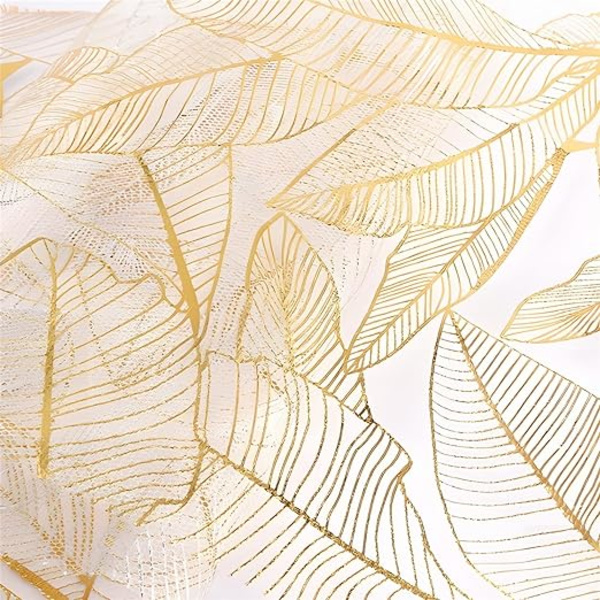 1 stk. Guld Net Bordløber 28cm×15m Skinnende Organza Net Bordløber