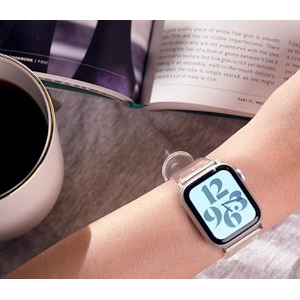42/44/45mm transparent, lämplig för Apple Watch Applewatch4/5/6s