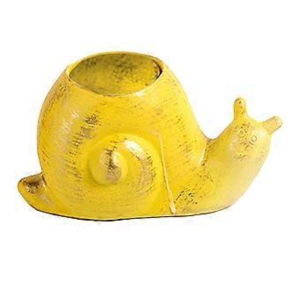 Telysestake Lysestake Lysholder Statue for Skrivebord Påske (Snail)