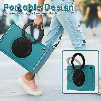 TPU + PC Skyddande Tabletfodral För Samsung Galaxy Tab A9+ (Blå)