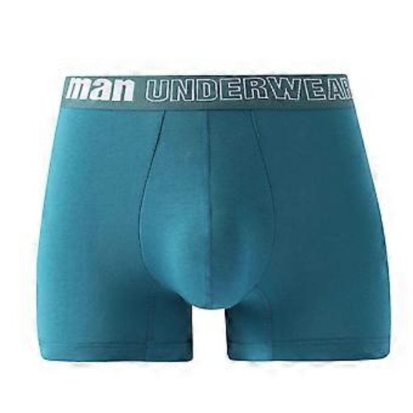 Herre Undertøy Stor Boxers Truser Stor Størrelse Truse Mote Knickers Underbukser M L XL 2XL 3XL 4XL 5XL 6XL 7XL (L grønn)