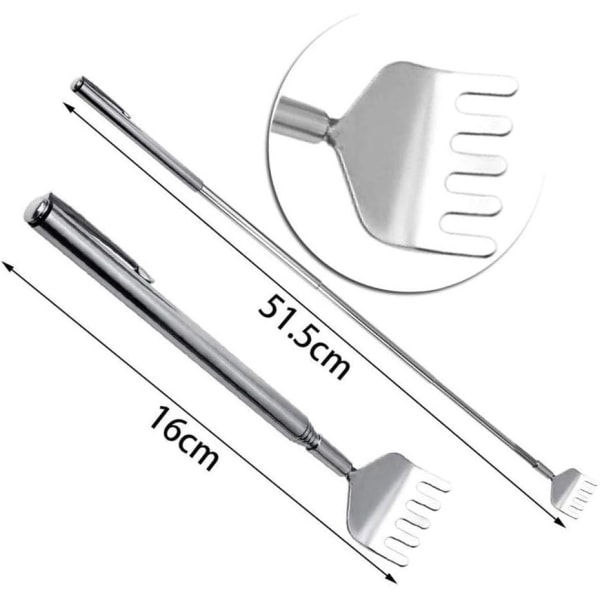 Set of 5 Portable and Expandable Telescopic Back Scratchers with