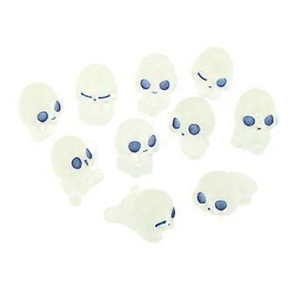 10 stk. Fe Have Tilbehør Udendørs Dekoration Mikro Landskab Samlinger Resin Elvere Miniature til Soveværelse Græsplæne Baghave (Grønt Lys)