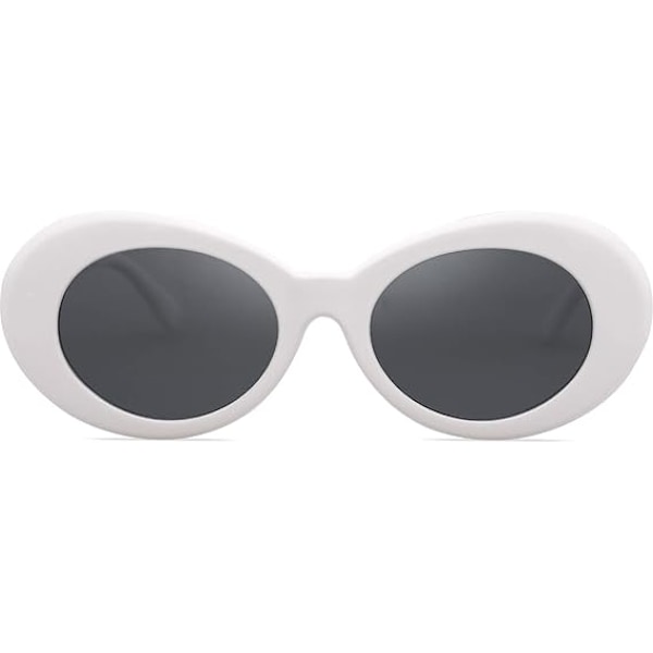 Goggles Oval Mod Retro Vintage Kurt Cobain Inspirerede Solbriller Ro